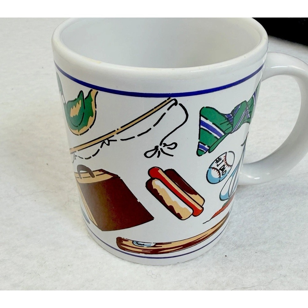 Sports Coffee Mug Football Hockey Fishing Chess Hot‎ Dog Novelty 4" Cup